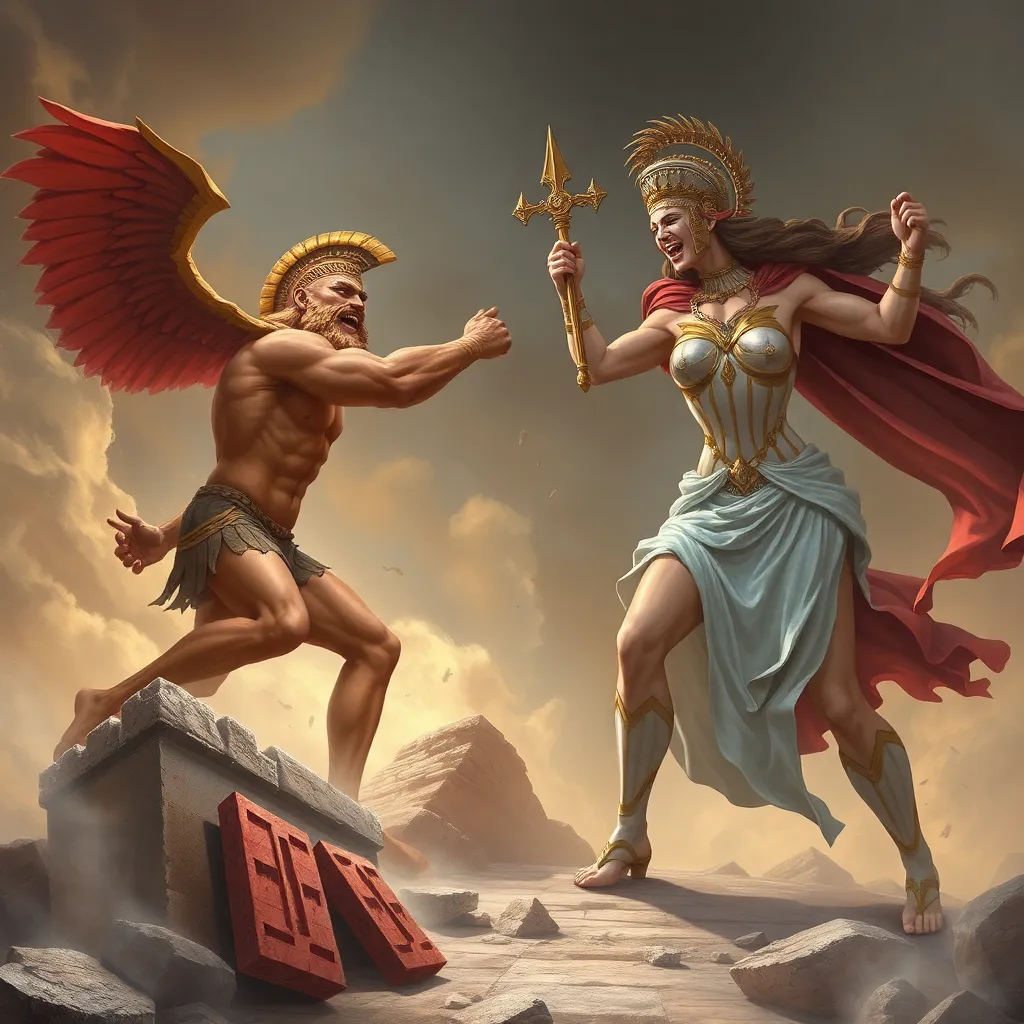 Ares vs. Athena: The Battle Between Strategy and Strength