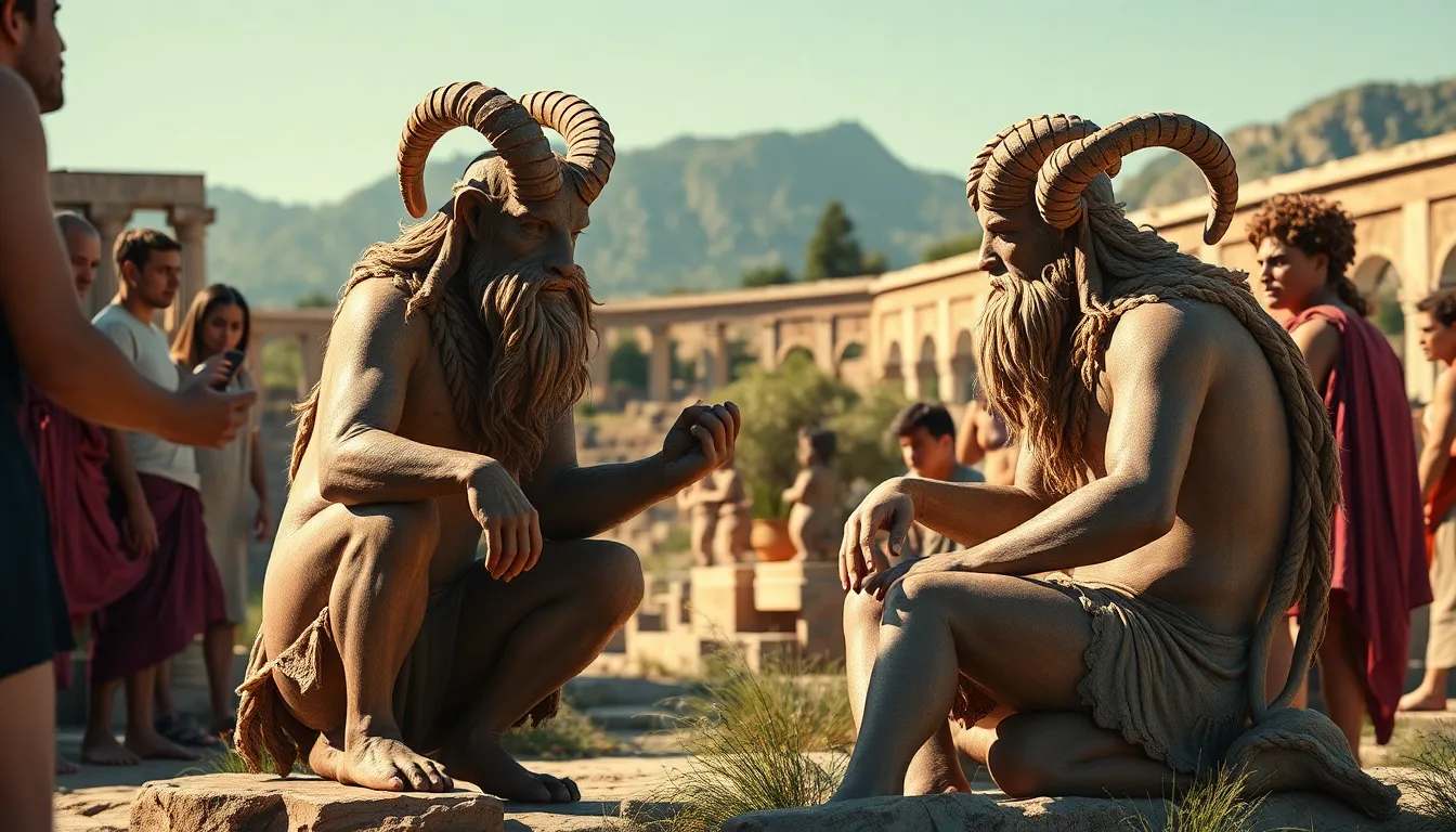 Satyrs and Their Role in Ancient Greek Festivals: Celebrations of Nature