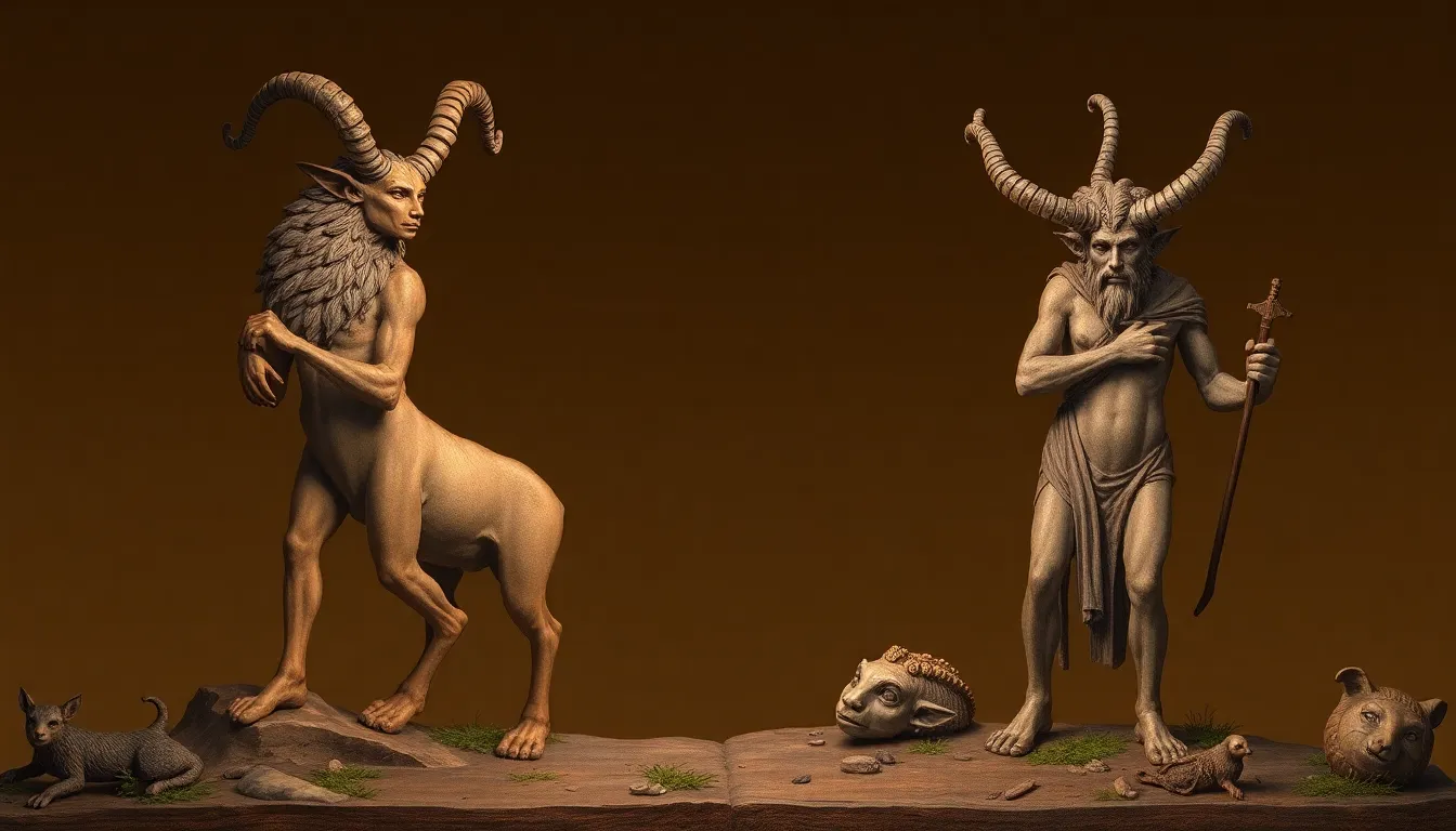 Satyrs vs. Fauns: Understanding the Differences and Similarities