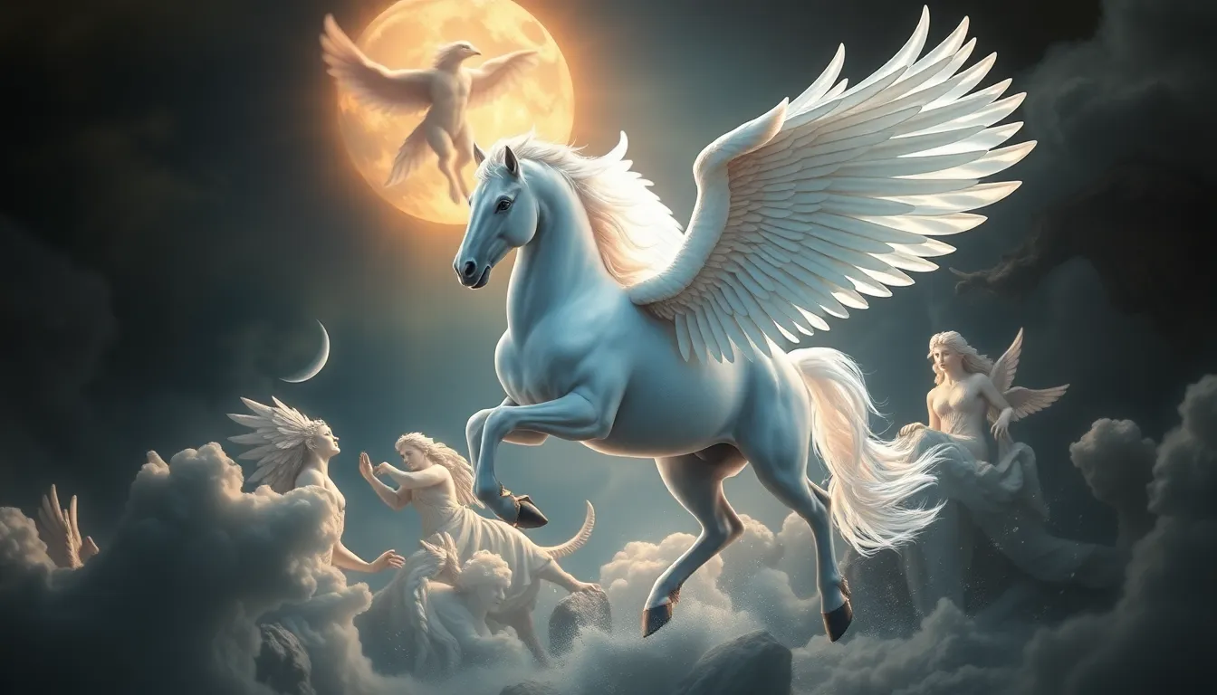 The Connection Between Pegasus and the Divine in Greek Mythology