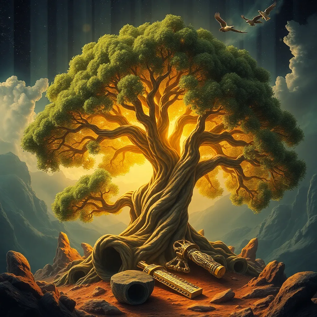 **The Myth of the Golden Bough: A Key to the Underworld**