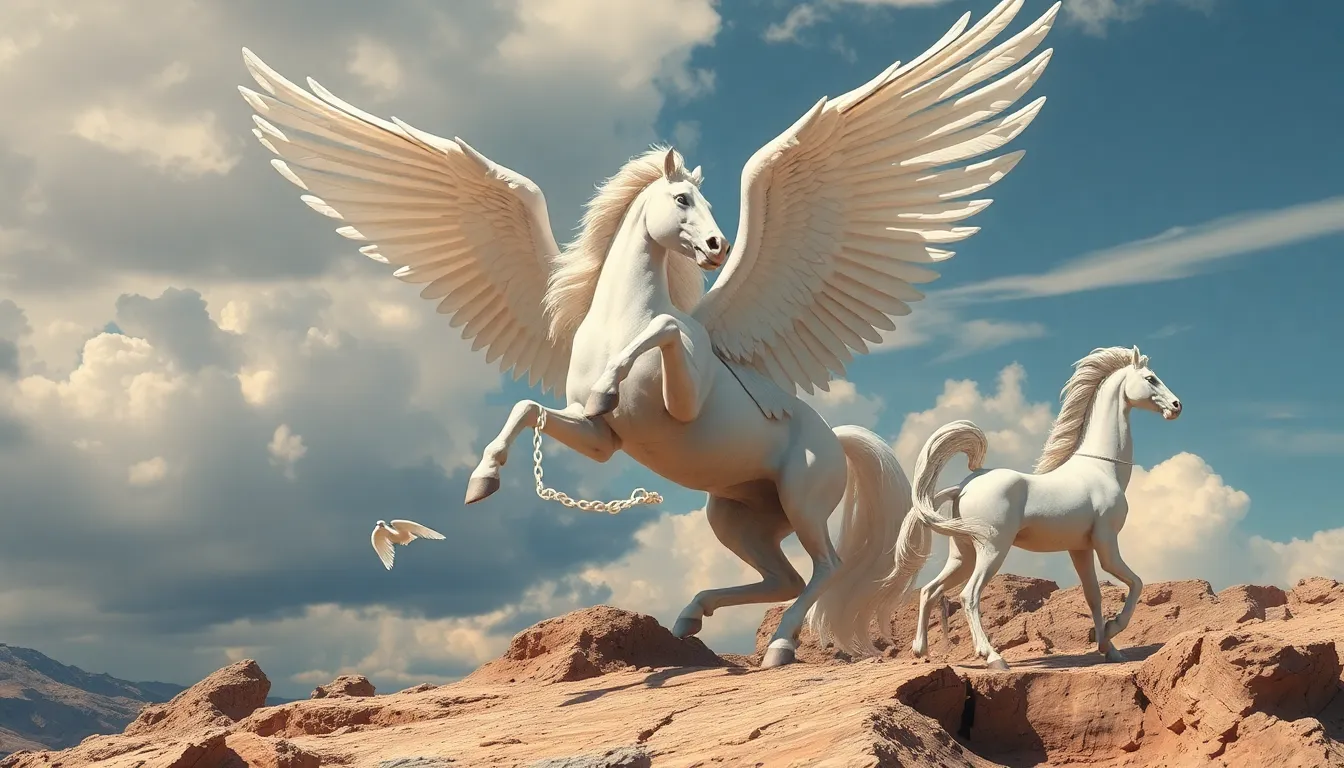 The Relationship Between Pegasus and Other Winged Creatures in Myth