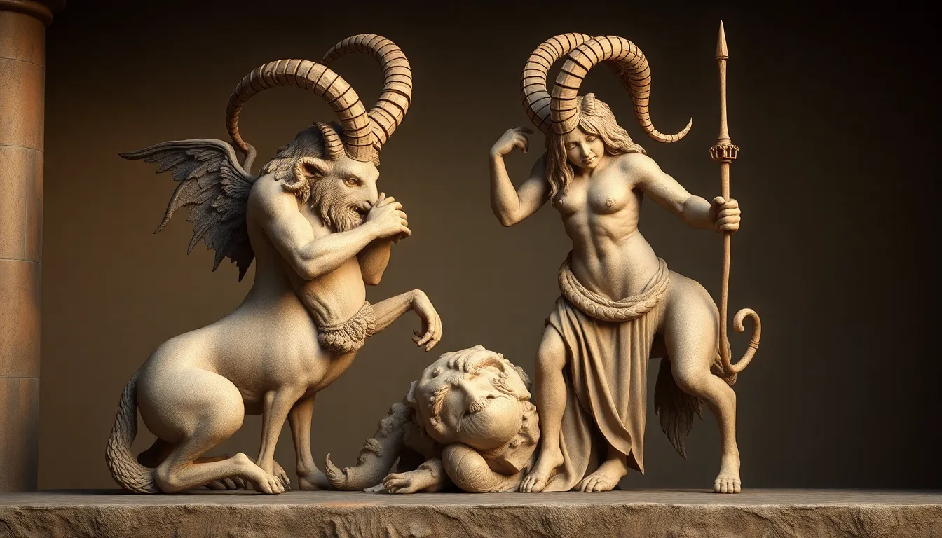 The Relationship Between Satyrs and Other Mythical Creatures