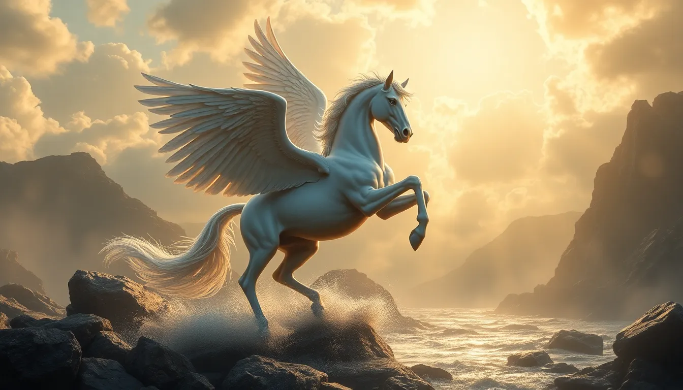 The Role of Pegasus in the Myths of the Nymphs