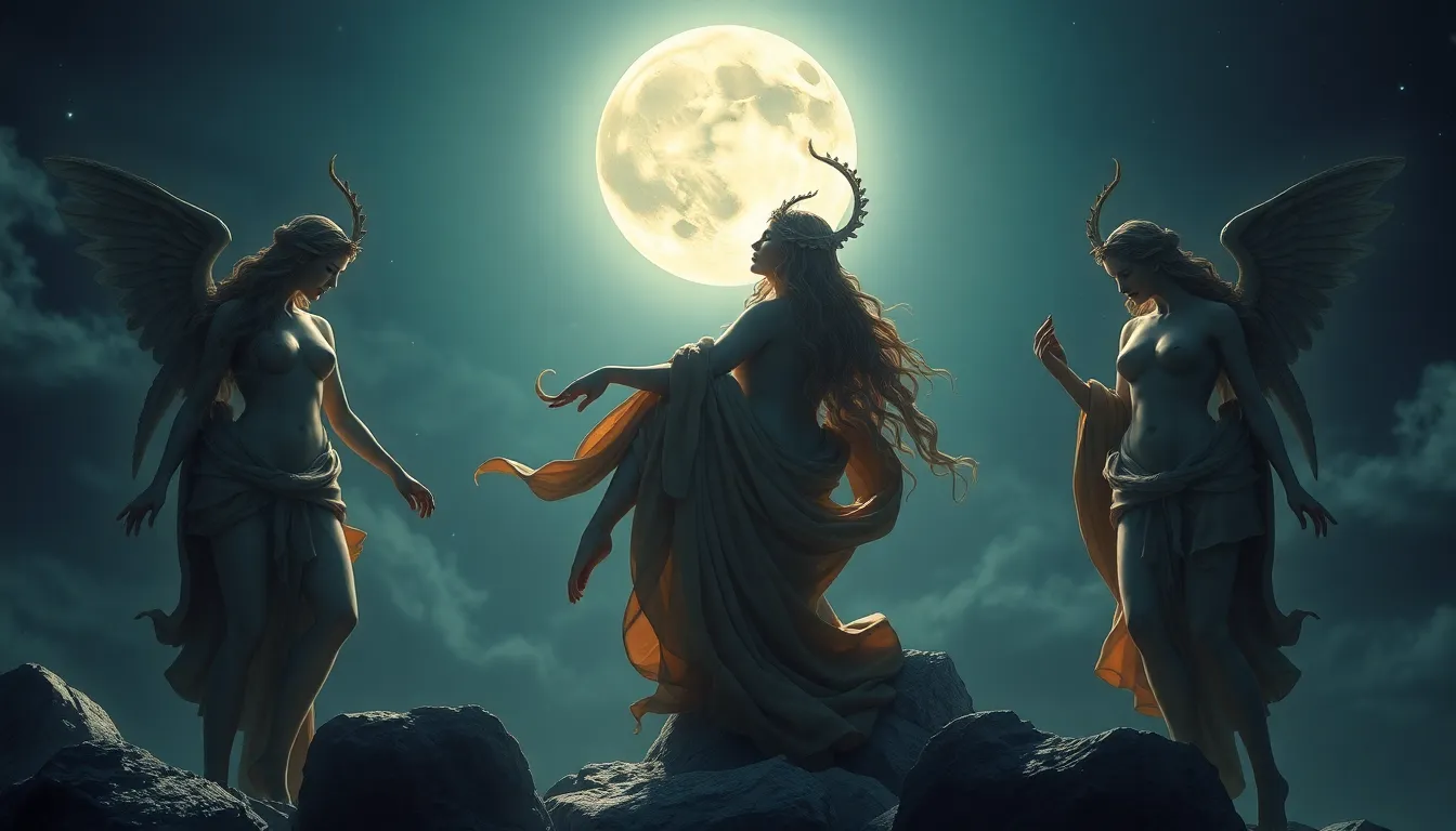 The Connection Between Nymphs and the Moon in Greek Mythology