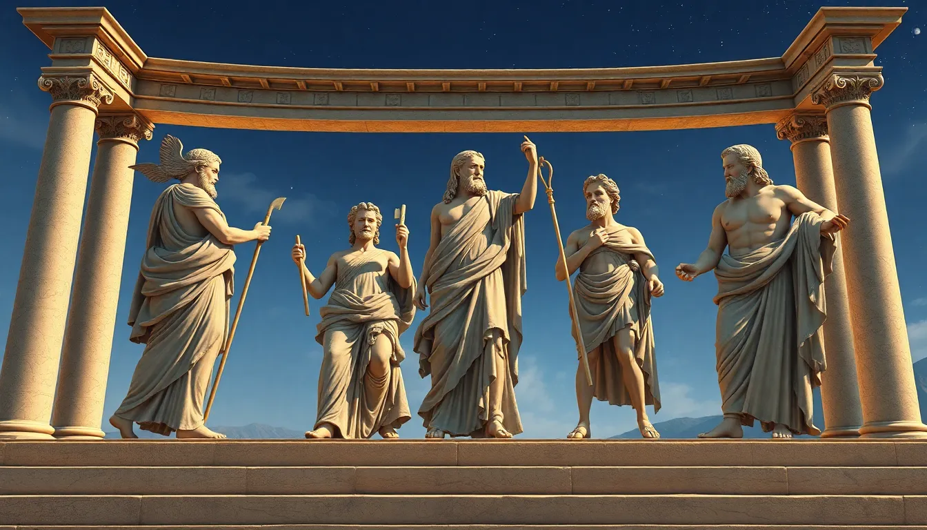 The Fates and Their Relationship with the Olympian Gods