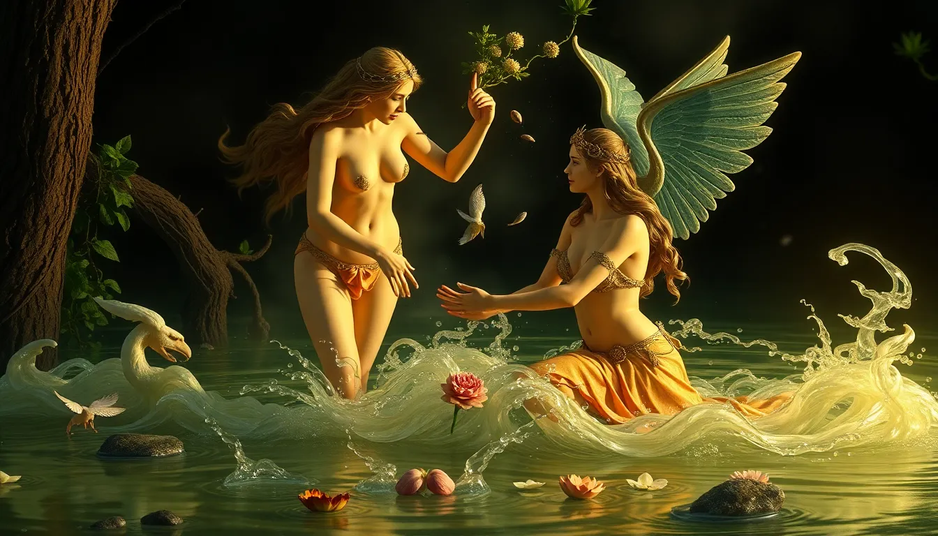 The Interplay Between Nymphs and Nature Deities in Greek Mythology