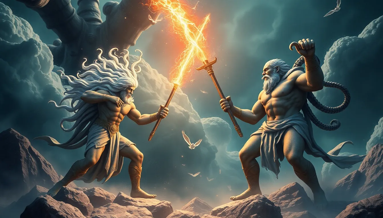 Uranus vs. Cronus: The Clash of Titans in Greek Mythology