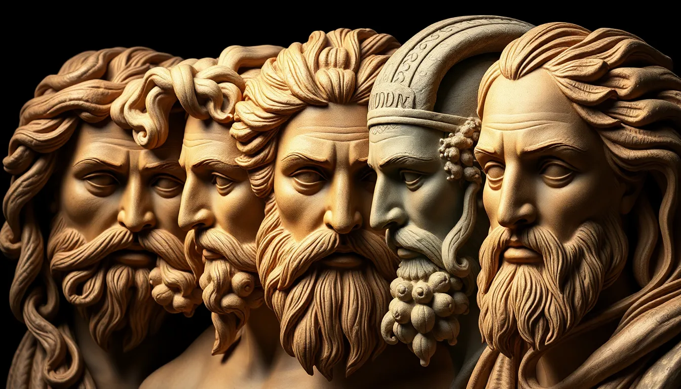 Artistic Interpretations: The Many Faces of Greek Deities