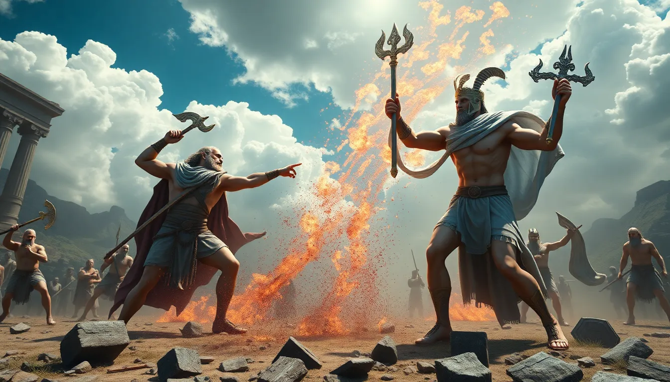 The Great War of the Gods: Titans vs. Olympians in Theogony