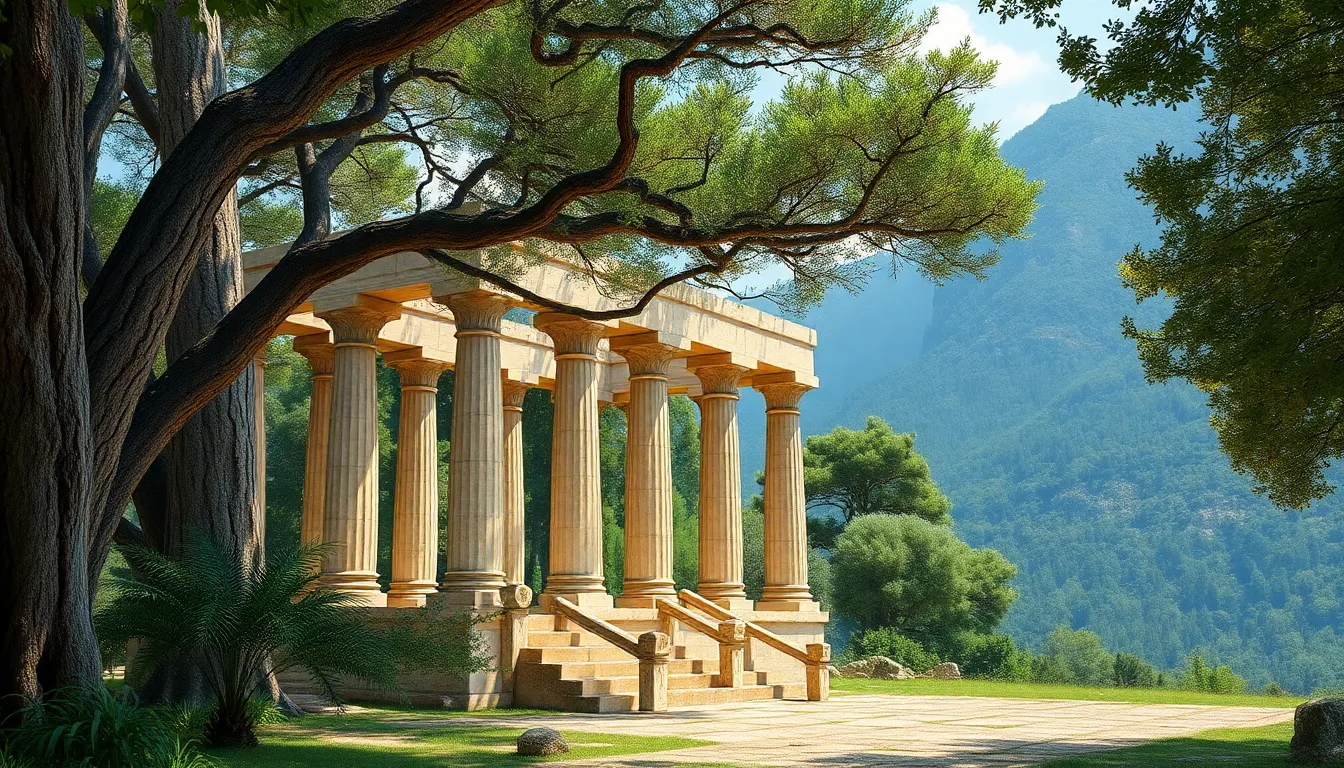 The Sacred Grove: Temples and Nature in Ancient Greece