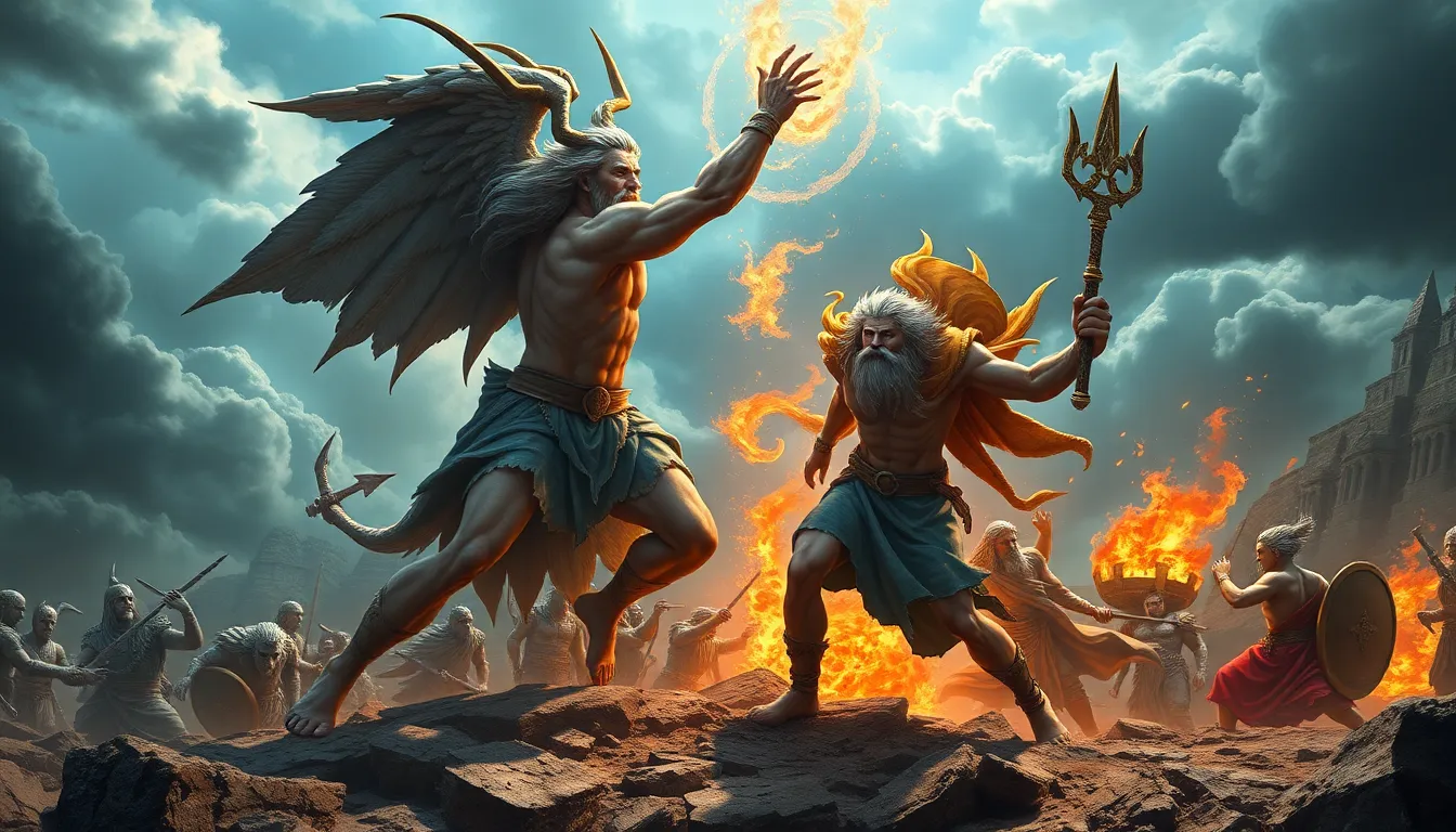 The Epic Battles of Greek Mythology: Gods vs. Titans