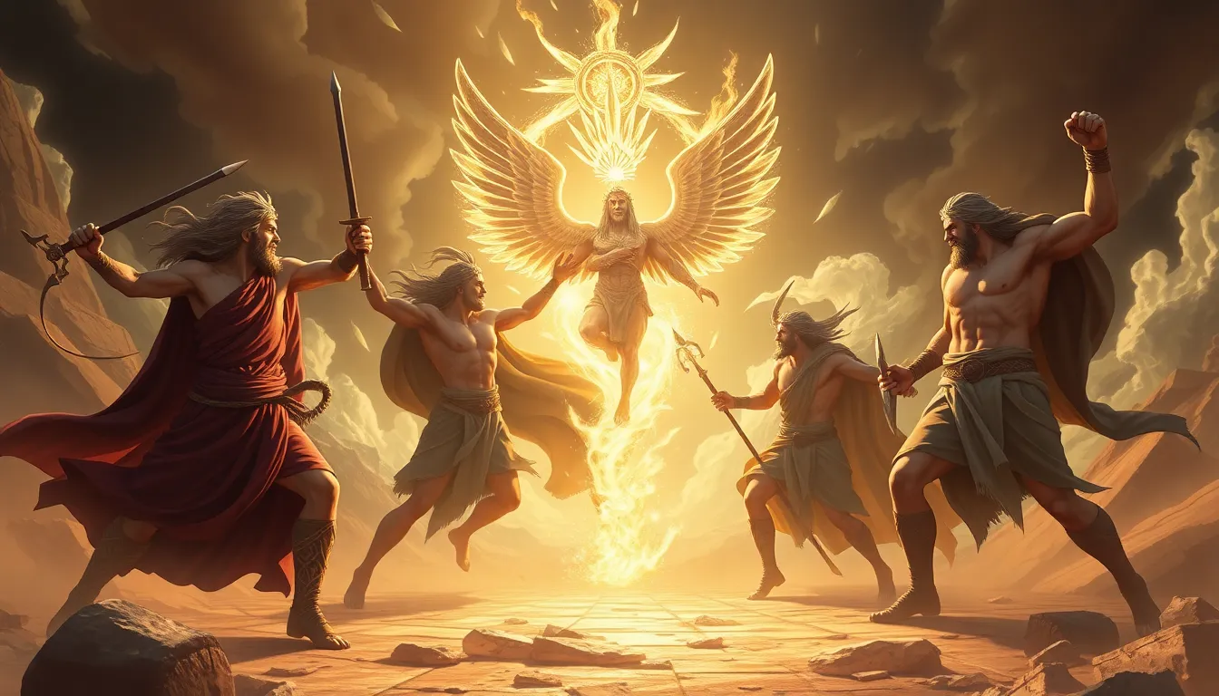 The Mythical Showdown: Heroes Challenging Divine Authority