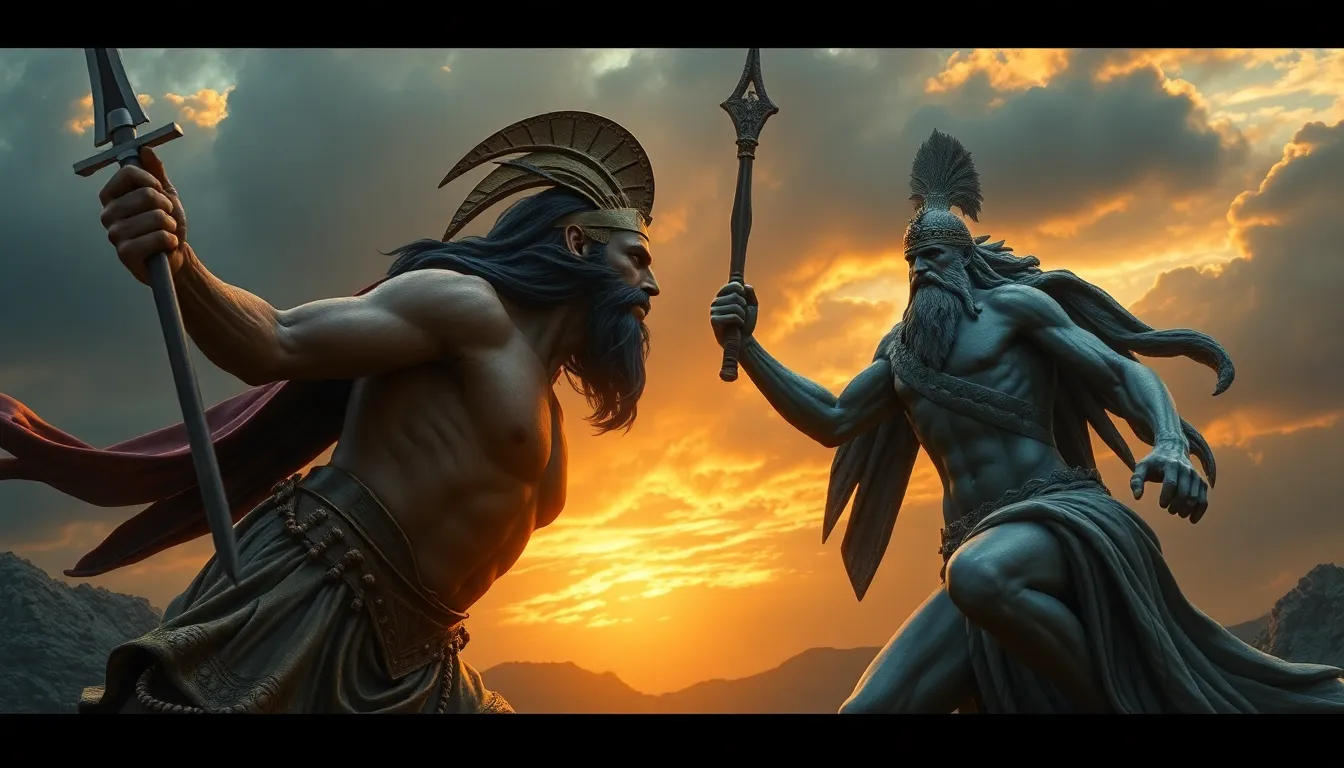 The Ultimate Face-Off: Heroes vs. Gods in Ancient Greek Lore