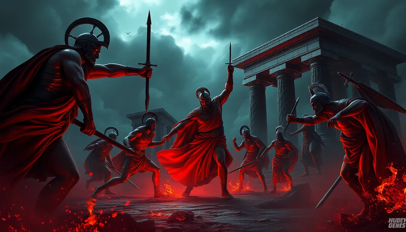 Bloodshed and Betrayal: The Dark Side of Greek Mythological Wars