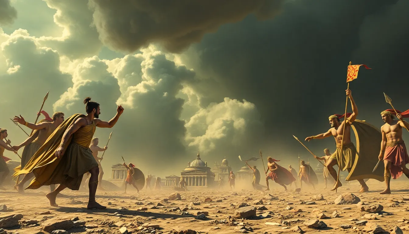 Epic Showdown: How the Olympians Defeated Their Titan Rivals