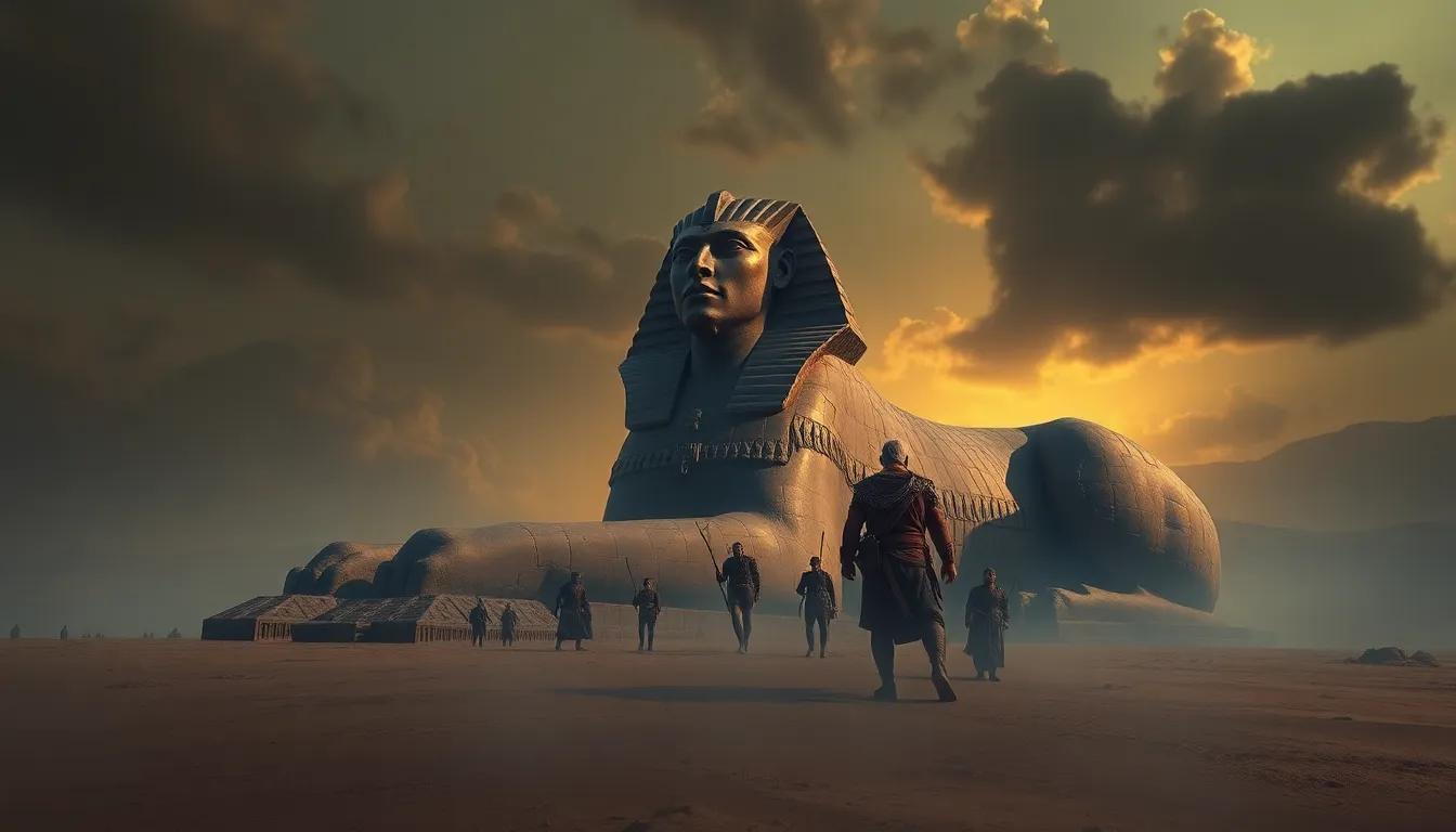 The Mysterious Battle of the Sphinx: Riddles and Revenge