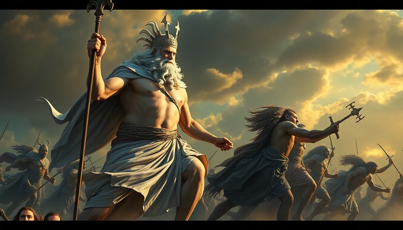 The Role of Zeus in the Gigantomachy: King of the Gods in Battle