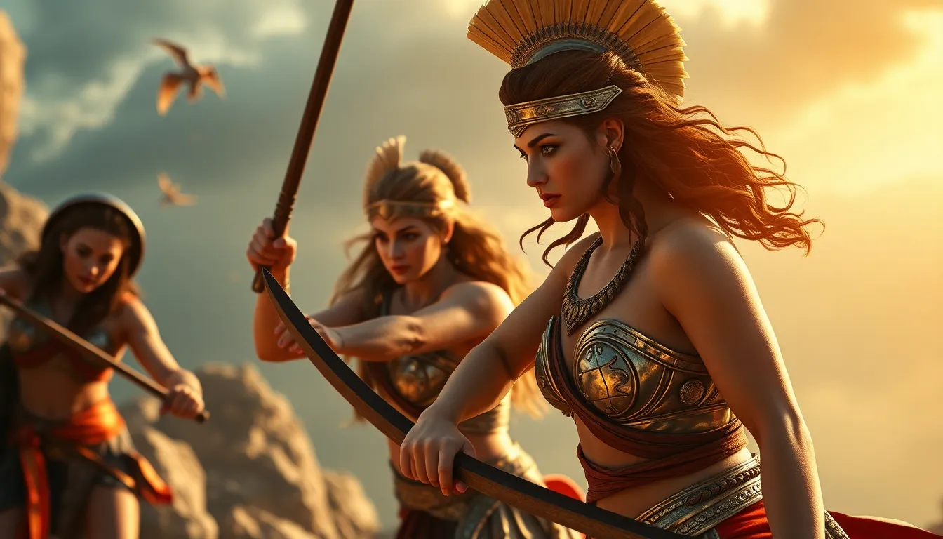 The Trials of the Amazons: Warrior Women Against the Gods